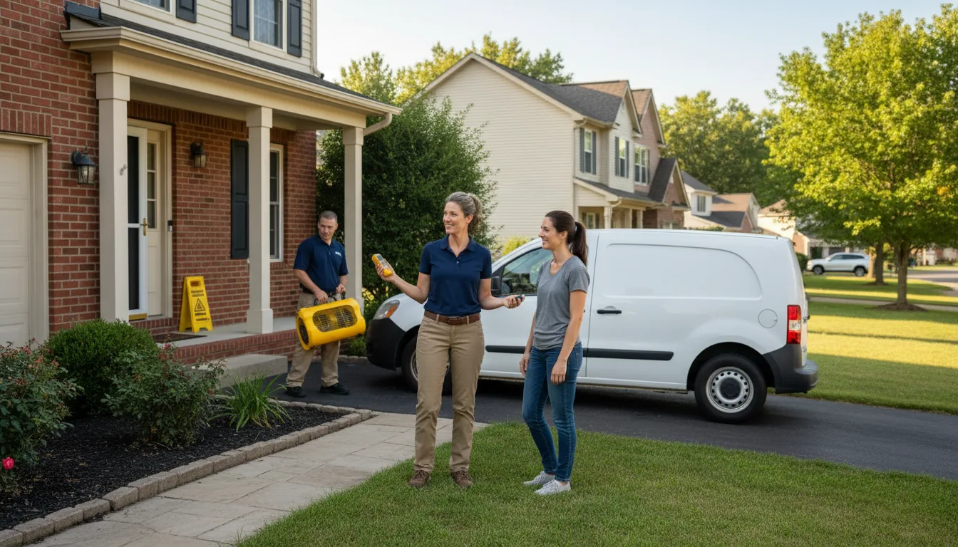 Water restoration image for Dehumidification And Cleanup Services in Houston, DE